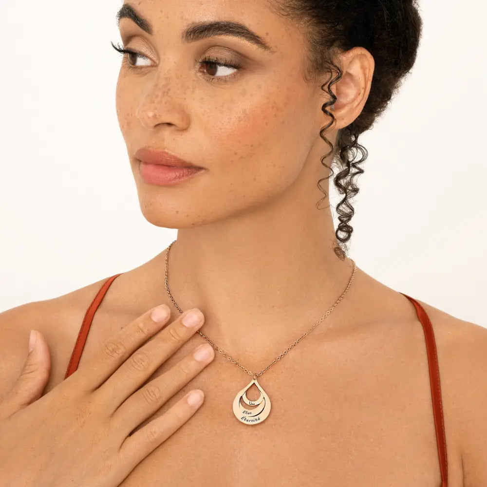 Collana Famiglia 3 Gocce