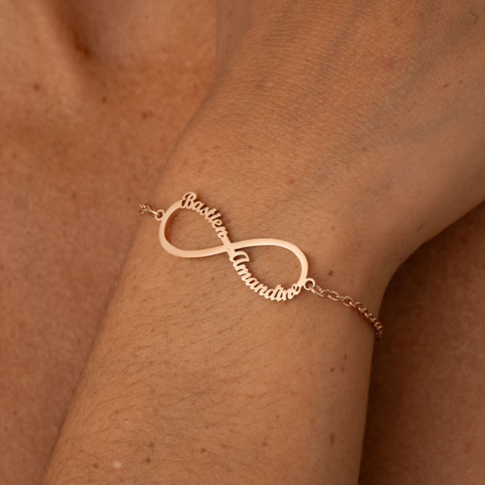 Bracciale Doppio Nome Infinito