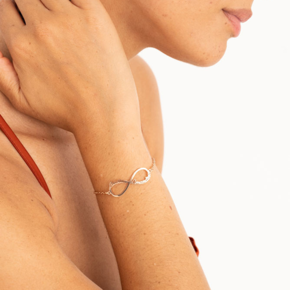 Bracciale Doppio Nome Infinito