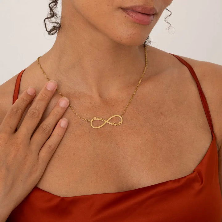 Collana Infinito con 2 Nomi