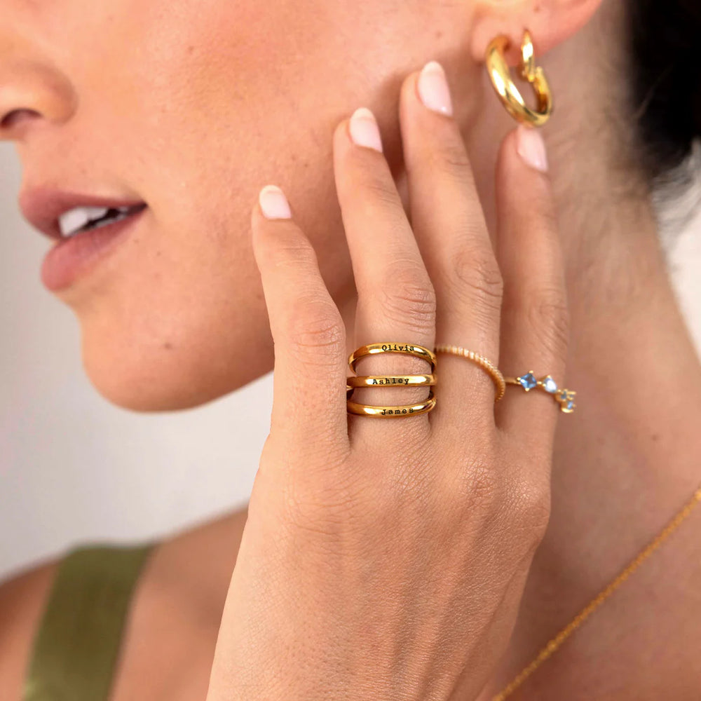 Anello Personalizzato Impilabile